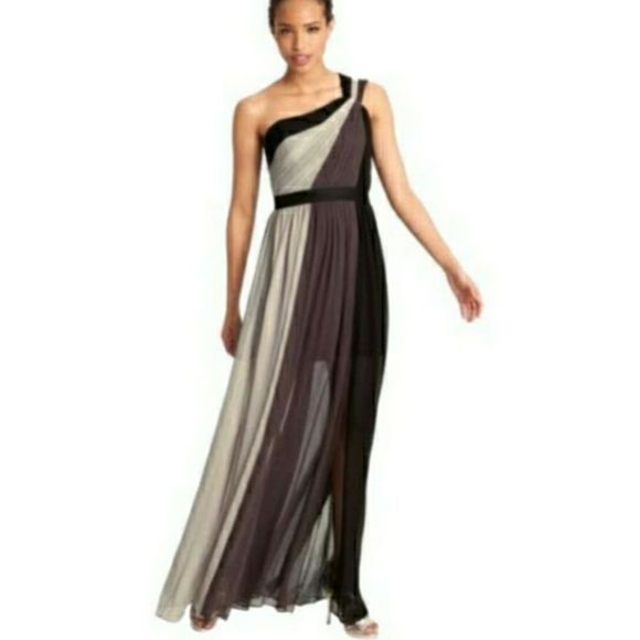 Max & Cleo Dresses & Skirts - Estee One Shoulder Sheer Chiffon Gown🌼